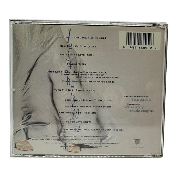 Hold Me, Thrill Me, Kiss Me by Gloria Estefan (CD, 1994, Sony Music) - WORKS - Picture 4 of 4